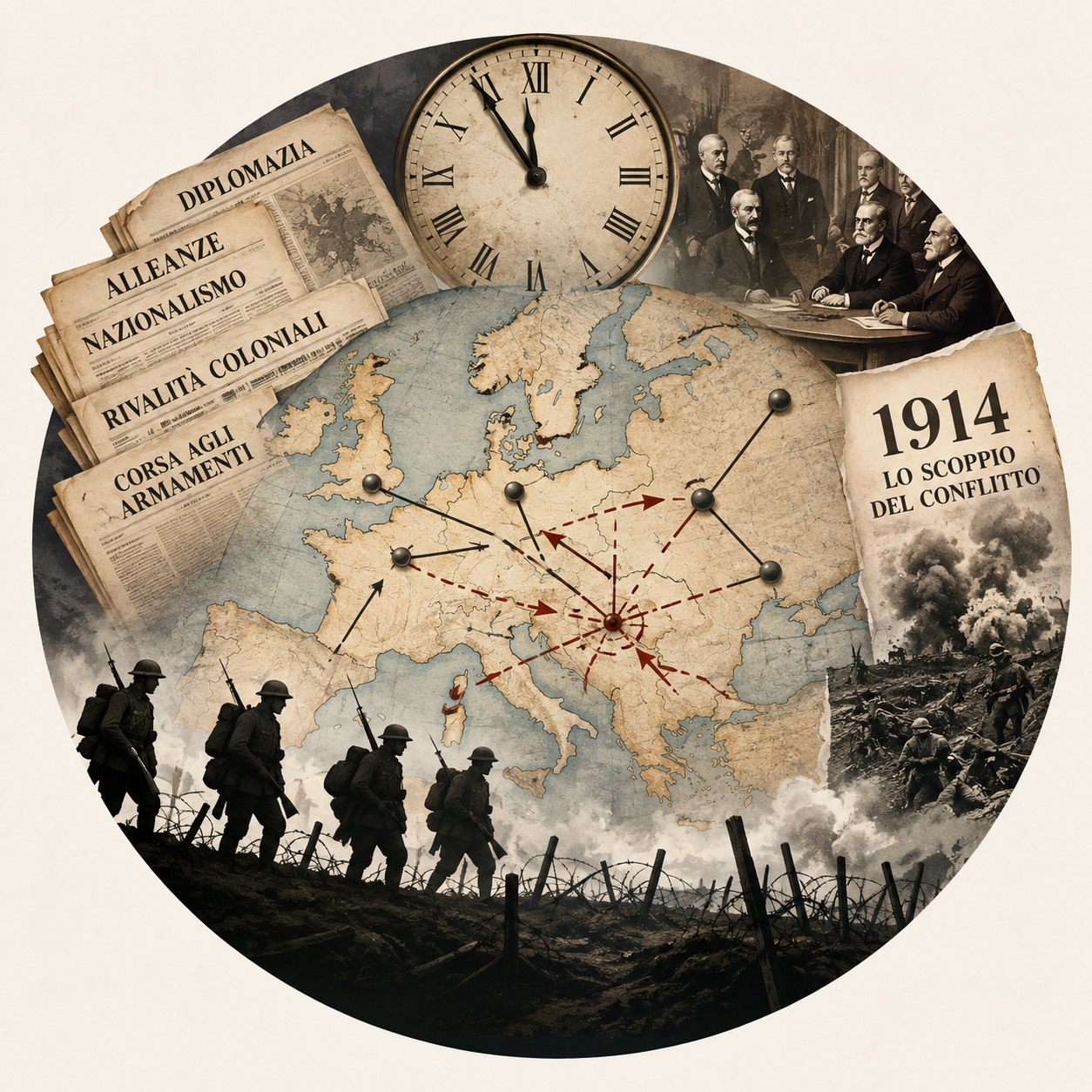 CORSO DI STORIA Come si arriva a un conflitto mondiale: il caso della Grande Guerra